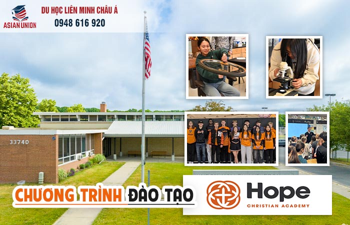 Chương trình đào tạo tại trung học Hope Christian Academy