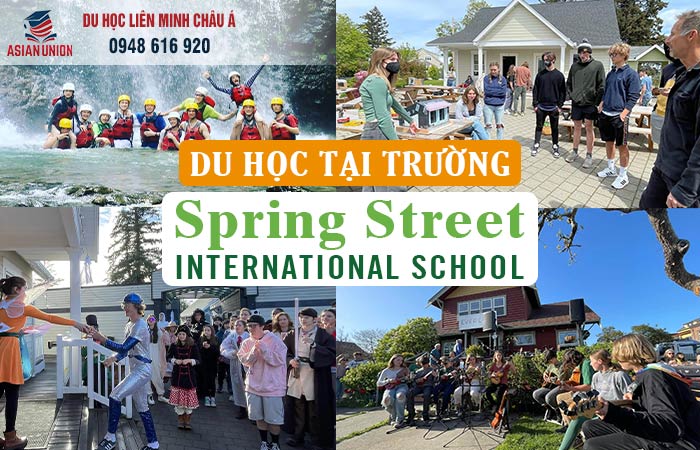 học sinh tại trung học quốc tế Spring Street