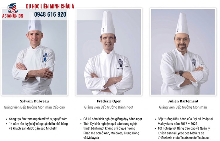 Giảng viên của trường Le Cordon Bleu 