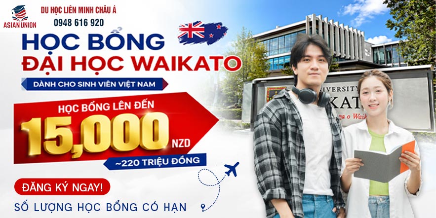 Du học New Zealand học bổng đại học Waikato