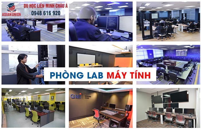 Phòng máy tính tại GMI