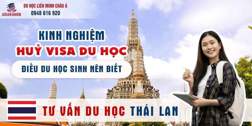 Thủ tục huỷ visa du học Thái Lan