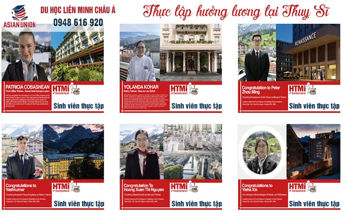 Sinh viên tại học viện HTMi tham gia thực tập hưởng lương